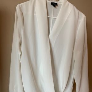 Mossimo White Blouse